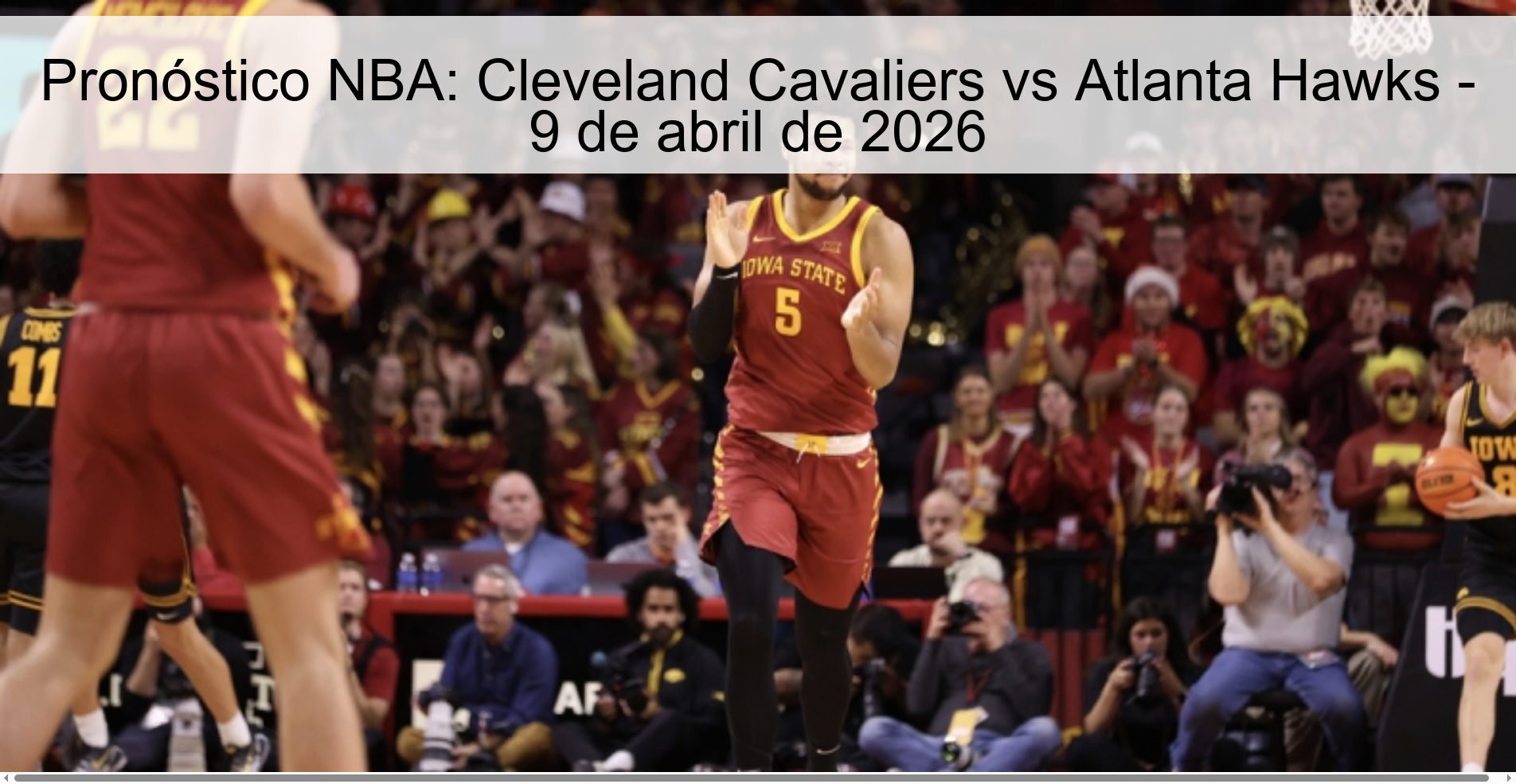 Pronóstico NBA: Cleveland Cavaliers vs Atlanta Hawks - 9 de abril de 2026