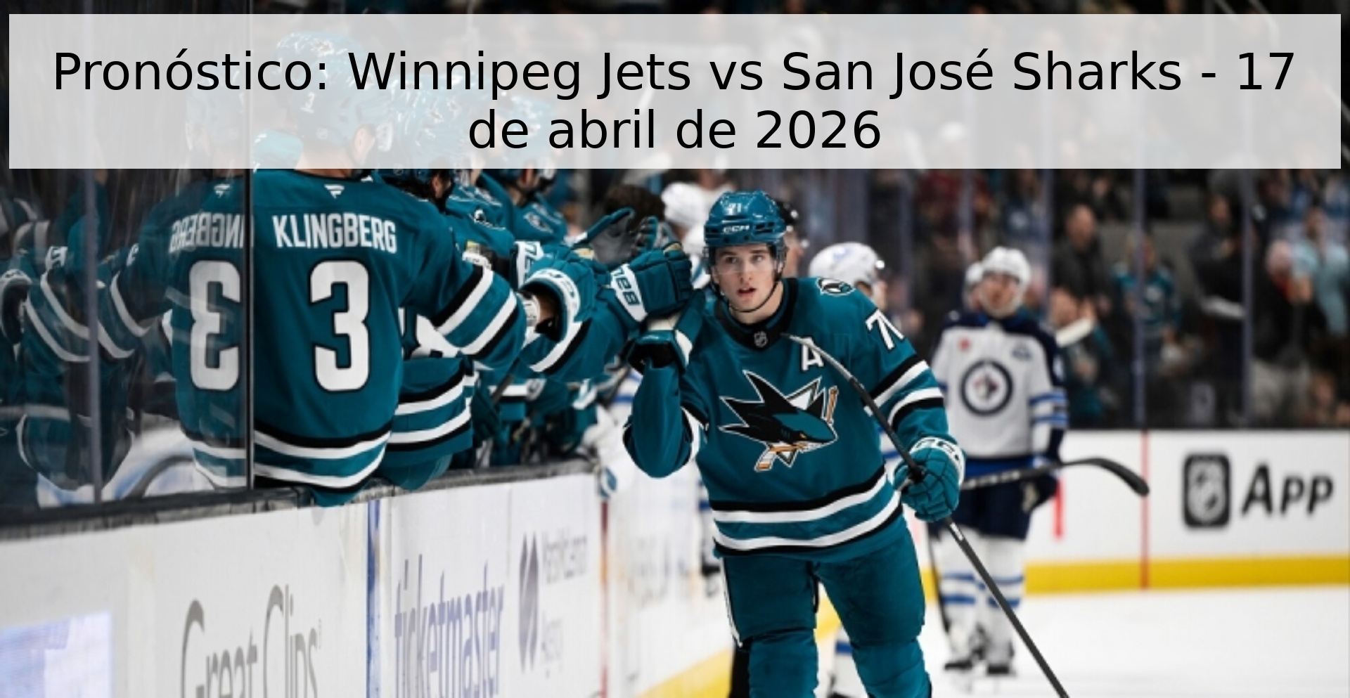 Pronóstico: Winnipeg Jets vs San José Sharks - 17 de abril de 2026