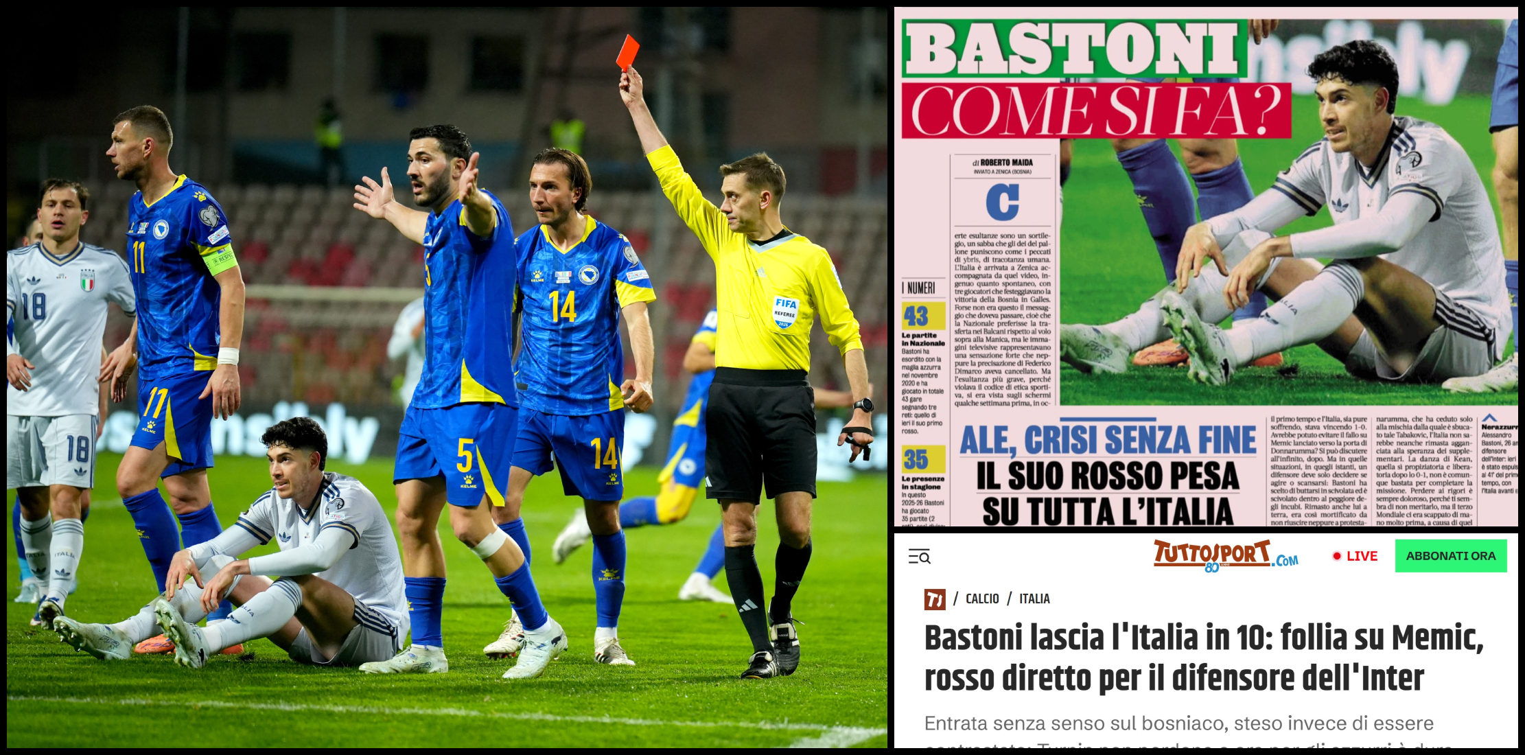 Bastoni, el señalado de Italia: ¿Una puerta abierta para el Barça tras el fiasco del Mundial?