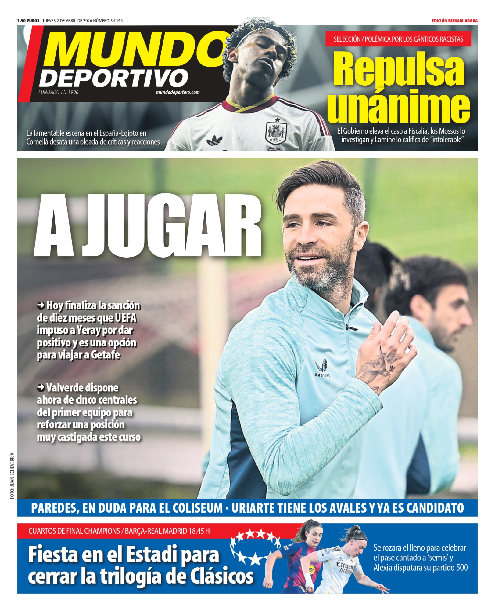 Yeray Returns to Battle! Athletic breathes a sigh of relief against Getafe