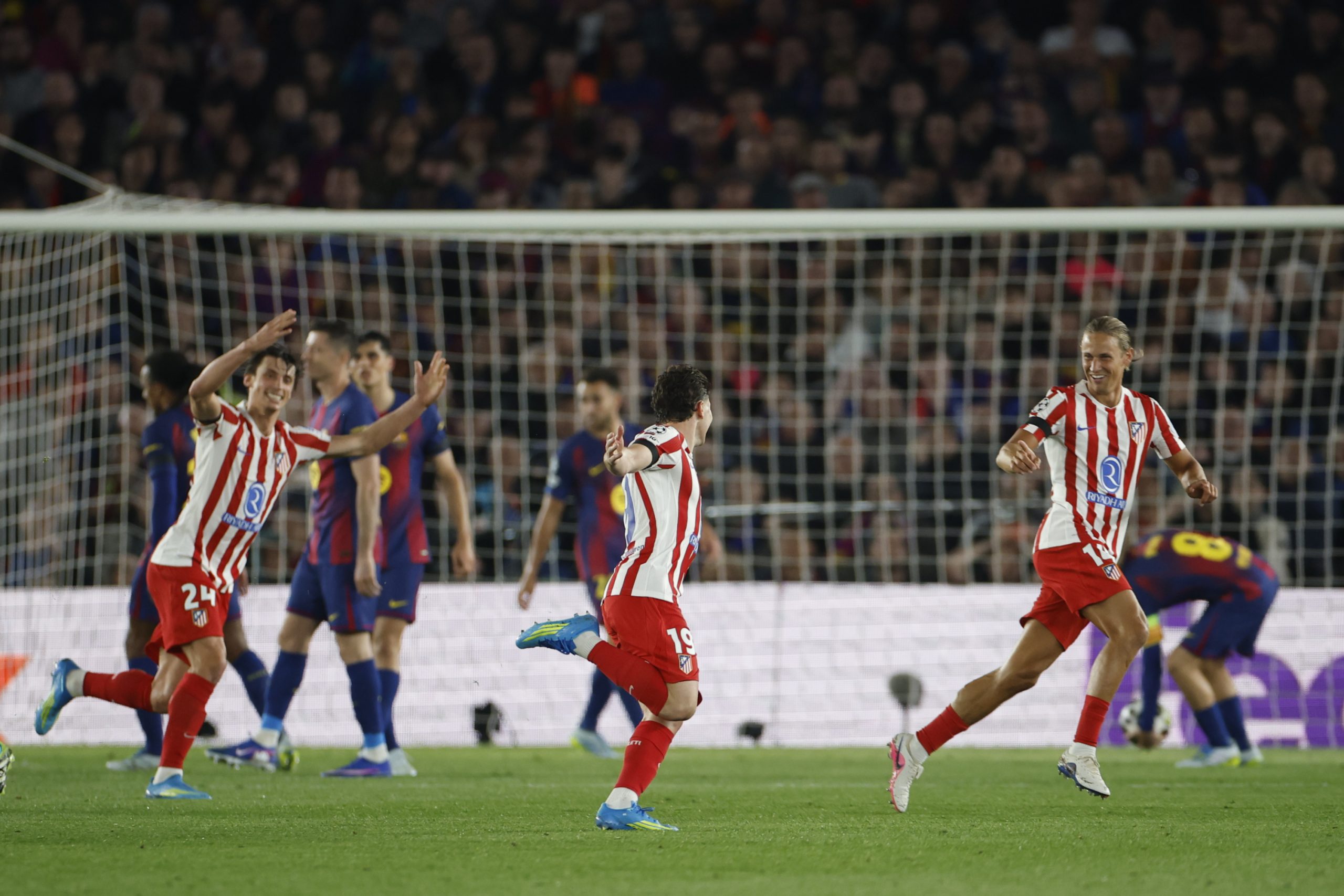 El Atlético de Madrid, un muro histórico ante las remontadas del Barcelona