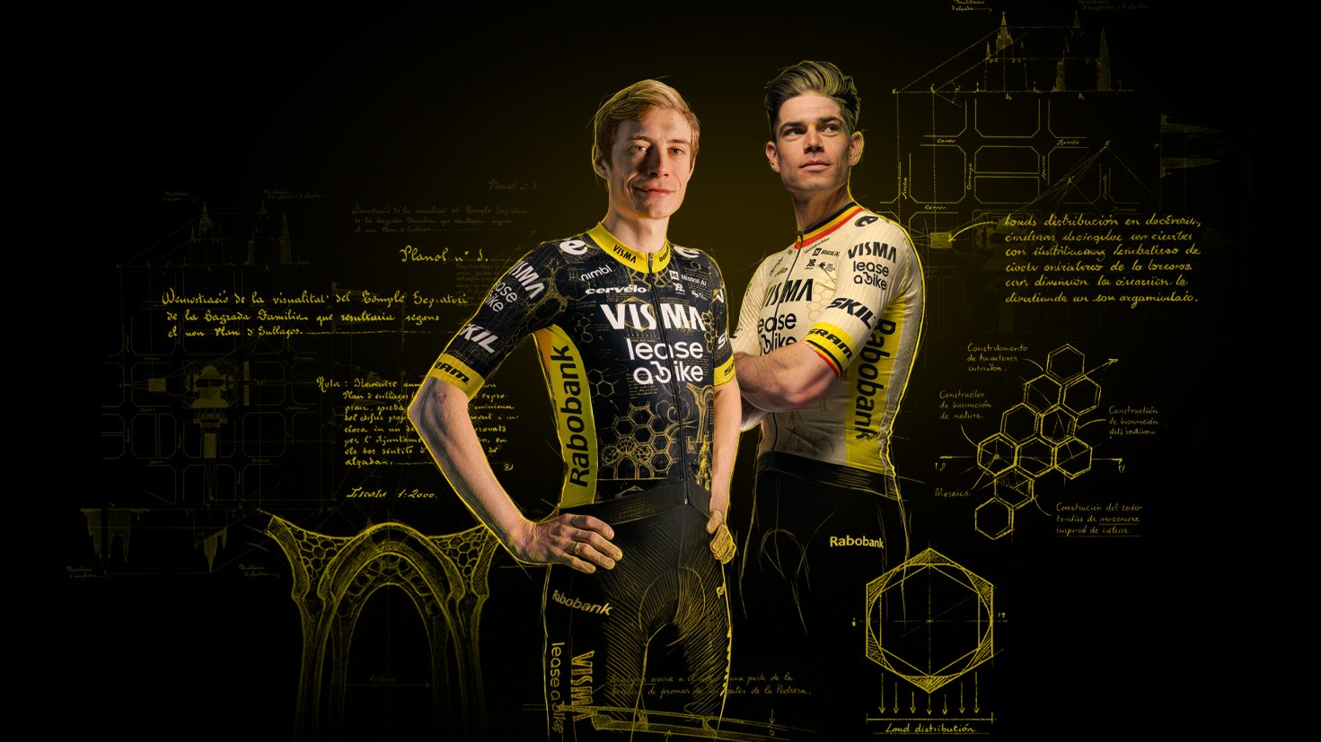 El Tour de Francia se viste de Gaudí: Visma-Lease a Bike rinde homenaje a Barcelona con un maillot único