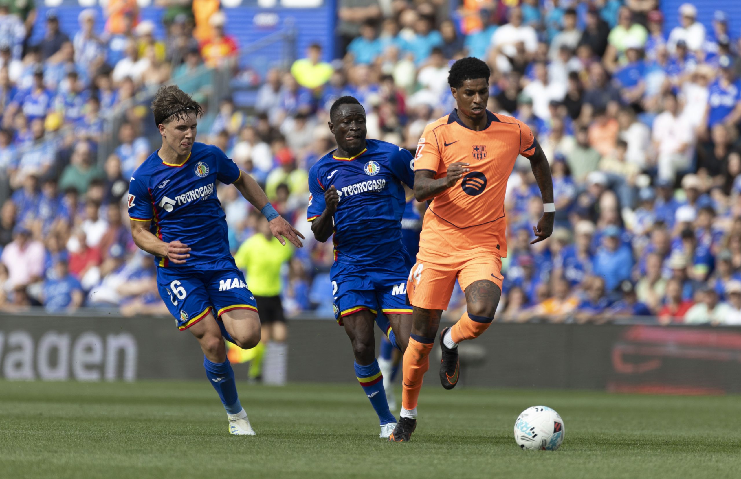 Rashford brilla en la crucial victoria del Barça ante el Getafe