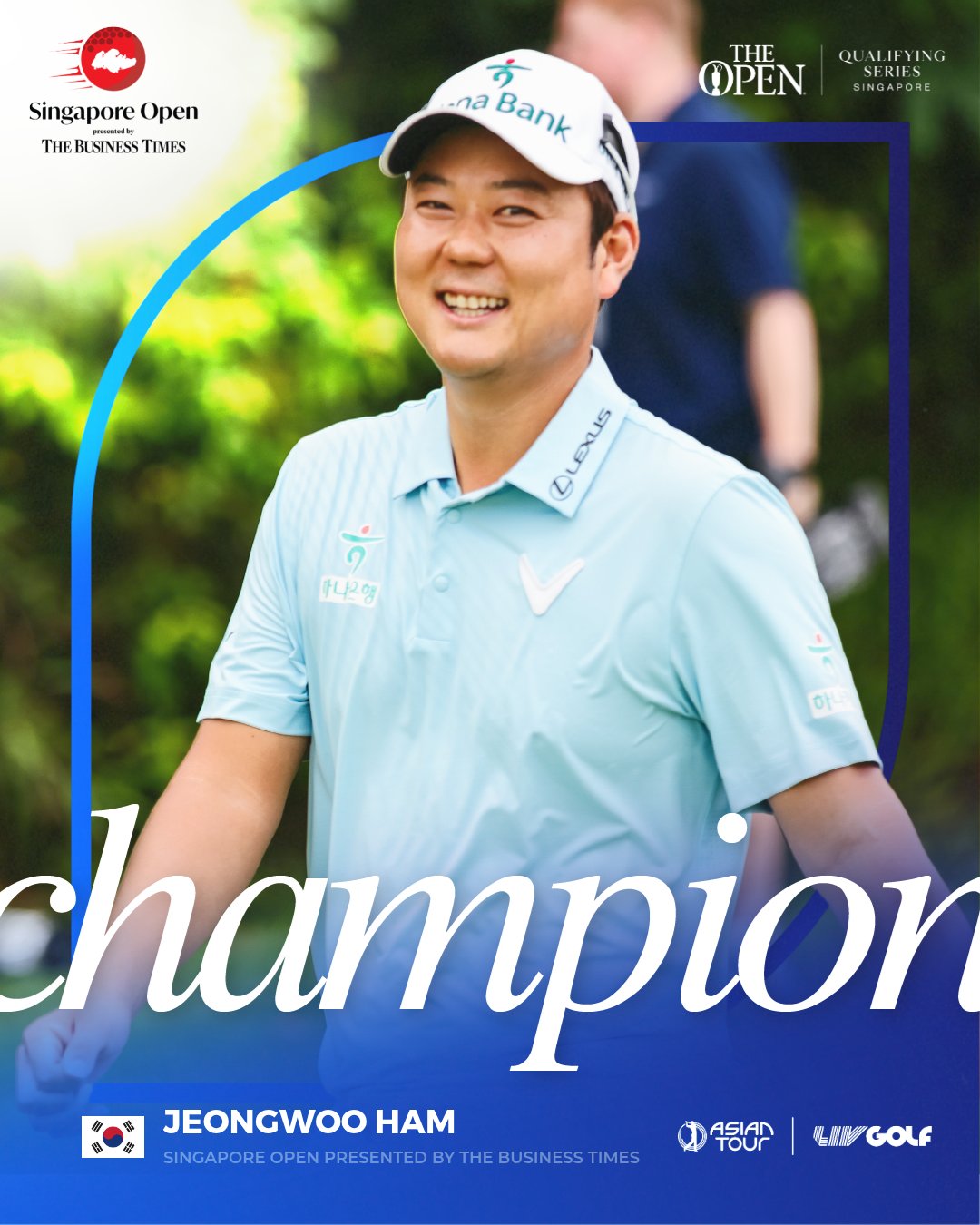 Jeongwoo Ham Brilla en el Abierto de Singapur y Asegura su Lugar en el Abierto Británico