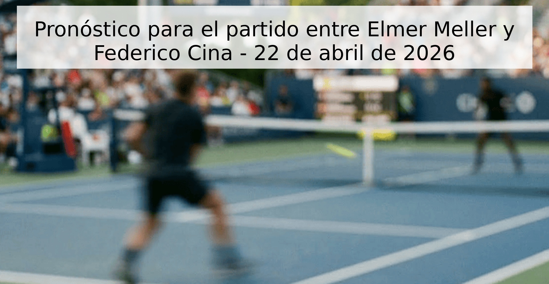 Pronóstico para el partido entre Elmer Meller y Federico Cina - 22 de abril de 2026