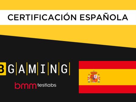 BGaming ha conseguido la certificación en España 2023.