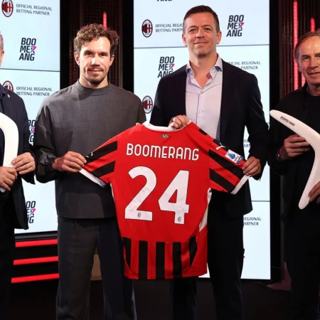 Boomerang se convierte en el socio regional oficial de apuestas del AC Milan