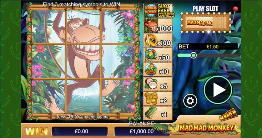 Mad mad monkey / Scratch — Juega 100% gratis en modo demo 2 Mad mad monkey Scratch.jpg