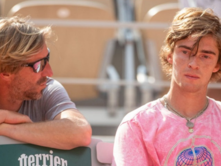 Rublev da su corazón a su entrenador, Fernando Vicente: “Por el resto de mi vida”