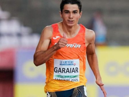Ander Garaiar se proclama campeón de los 100m lisos en el Europeo sub-20 de Tampere (Finlandia)