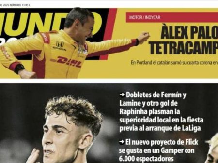 Fermín, Lamine, Raphinha y Àlex Palou, protagonistas de las portadas deportivas