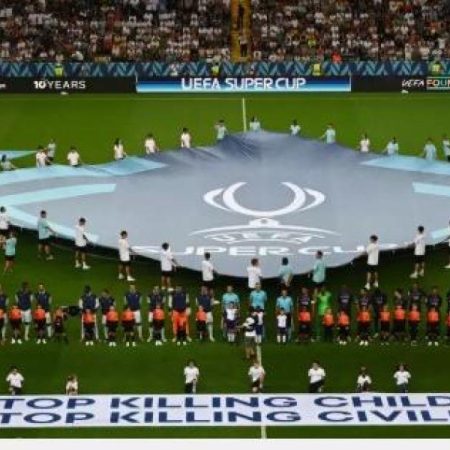 El contundente mensaje de la  UEFA a Israel: «Dejad de matar niños y civiles»