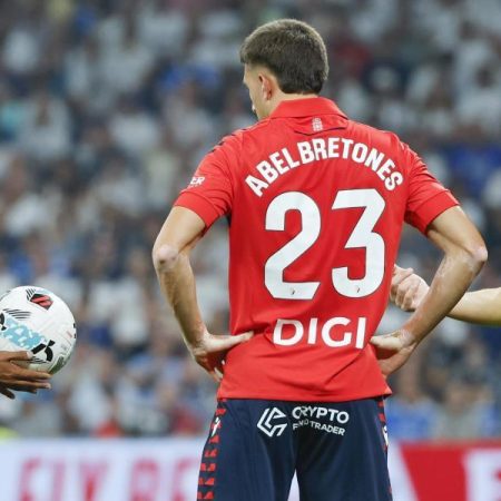 Desestiman las alegaciones de Osasuna y ya se conoce la sanción a Bretones