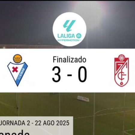 Resumen en datos del Eibar – Granada