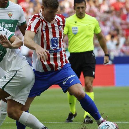 El Atlético necesita regate, sólo seis de 21 con éxito ante el Elche
