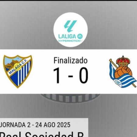Resumen en datos del Málaga – Real Sociedad B