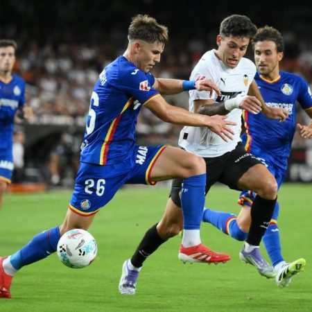 Valencia – Getafe, en imágenes