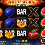 Tragamonedas Hot to Burn Hold and Spin