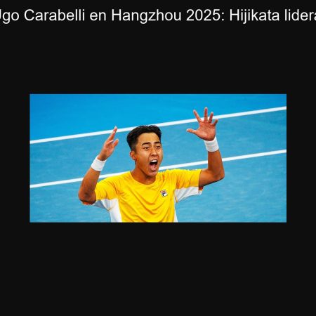 Predicción Rinky Hijikata vs Camilo Ugo Carabelli en Hangzhou 2025: Hijikata lidera la eliminatoria en começo de torneo