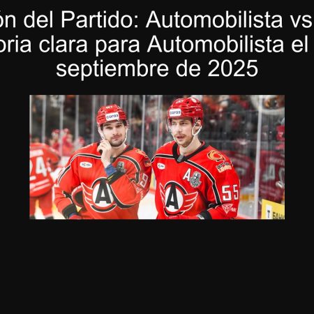 Predicción del Partido: Automobilista vs. Spartak – Victoria clara para Automobilista el 19 de septiembre de 2025