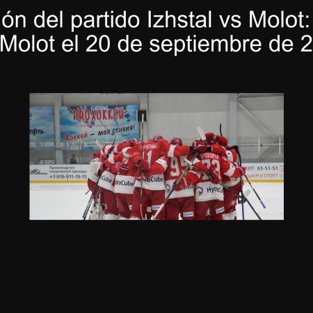 Predicción del partido Izhstal vs Molot: Victoria del Molot el 20 de septiembre de 2025