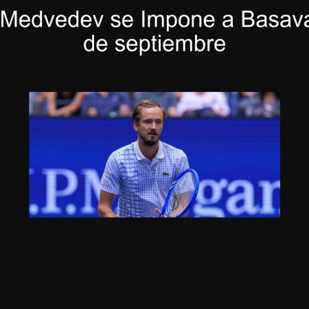Predicción: Medvedev se Impone a Basavareddy el 20 de septiembre