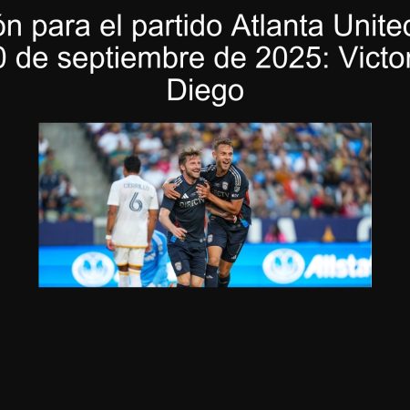 Predicción para el partido Atlanta United vs. San Diego – 20 de septiembre de 2025: Victoria de San Diego