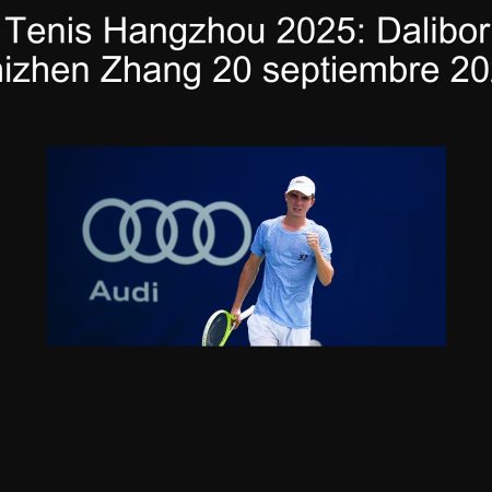 Predicción Tenis Hangzhou 2025: Dalibor Svrčina vs Zhizhen Zhang 20 septiembre 2025
