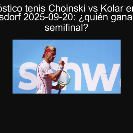 Pronóstico tenis Choinski vs Kolar en Bad Waltersdorf 2025-09-20: ¿quién ganará esta semifinal?