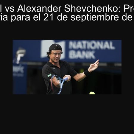 Taro Daniel vs Alexander Shevchenko: Predicción de victoria para el 21 de septiembre de 2025