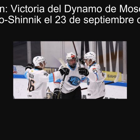 Predicción: Victoria del Dynamo de Moscú ante el Dynamo-Shinnik el 23 de septiembre de 2025