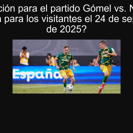 Predicción para el partido Gómel vs. Néman: ¿Victoria para los visitantes el 24 de septiembre de 2025?