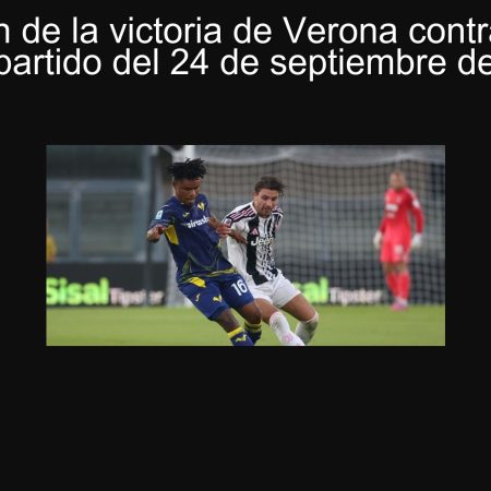 Predicción de la victoria de Verona contra Venezia en el partido del 24 de septiembre de 2025