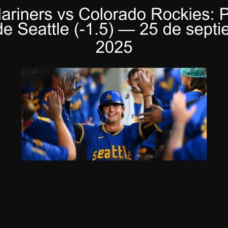 Seattle Mariners vs Colorado Rockies: Predicción victoria de Seattle (-1.5) — 25 de septiembre de 2025
