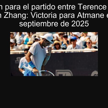 Predicción para el partido entre Terence Atmane y Zhizhen Zhang: Victoria para Atmane el 25 de septiembre de 2025