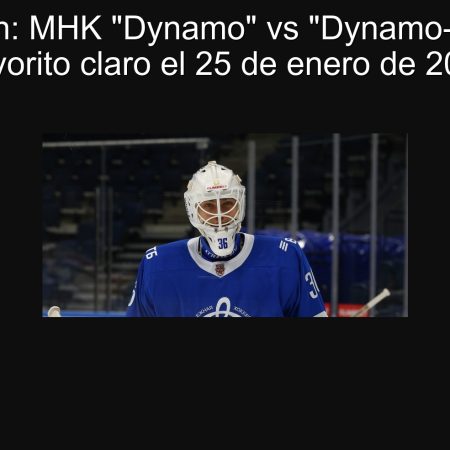 Predicción: MHK “Dynamo” vs “Dynamo-Shinnik” – Favorito claro el 25 de enero de 2025