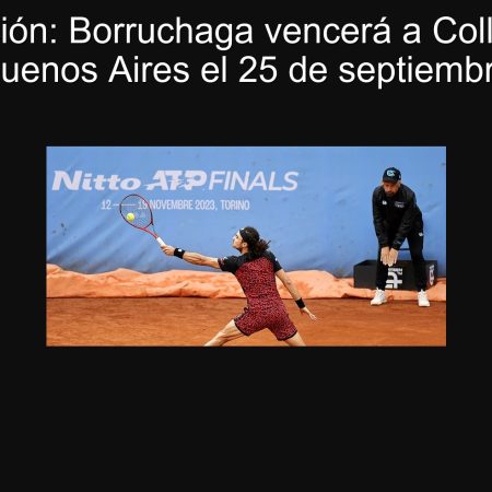 Predicción: Borruchaga vencerá a Collarini en Buenos Aires el 25 de septiembre