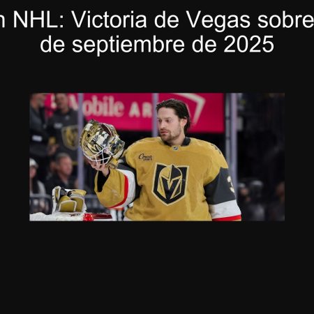 Predicción NHL: Victoria de Vegas sobre Utah – 26 de septiembre de 2025