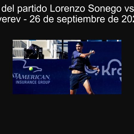 Predicción del partido Lorenzo Sonego vs Alexander Zverev – 26 de septiembre de 2025