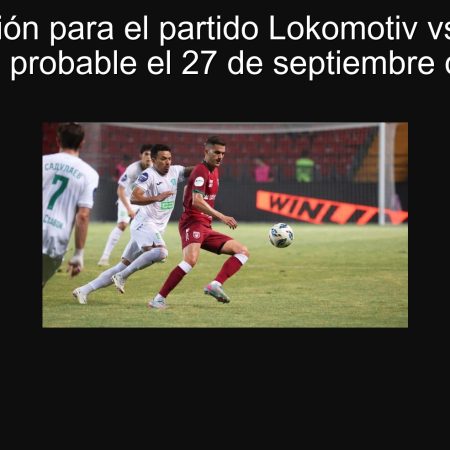 Predicción para el partido Lokomotiv vs Rubin: Empate probable el 27 de septiembre de 2025