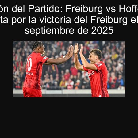 Predicción del Partido: Freiburg vs Hoffenheim – Apuesta por la victoria del Freiburg el 28 de septiembre de 2025