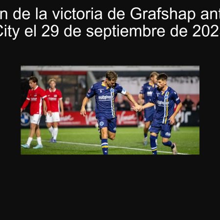 Predicción de la victoria de Grafshap ante Almere City el 29 de septiembre de 2025