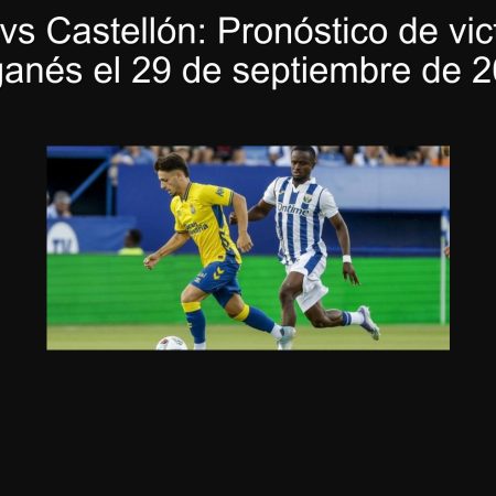 Leganés vs Castellón: Pronóstico de victoria para Leganés el 29 de septiembre de 2025