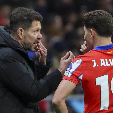 Simeone is clear: neither Mbappé, nor Lamine, Julián Alvarez