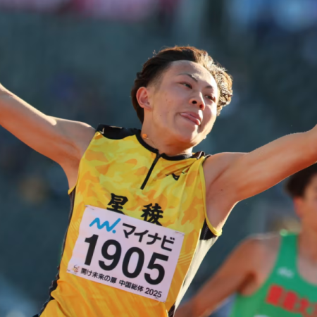 Sorato Shimizu, el nuevo prodigio de los 100 metros, incluido en el 4×100 de Japón a sus 16 años