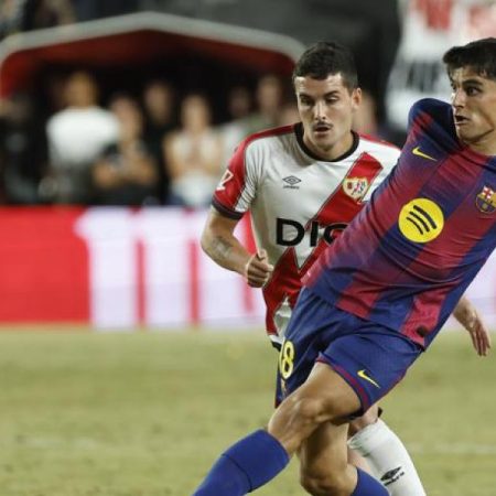 Gerard Martín se estrena con el ’18’ en Vallecas