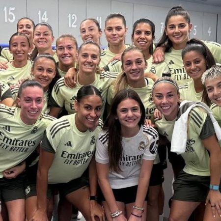 Visita especial para el Real Madrid femenino