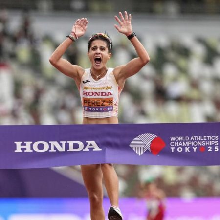 Doblete legendario de María Pérez en el Mundial de Tokio