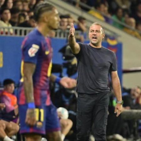 Hansi Flick habló tras la victoria ante el Getafe