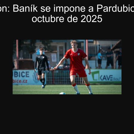 Predicción: Baník se impone a Pardubice el 1 de octubre de 2025